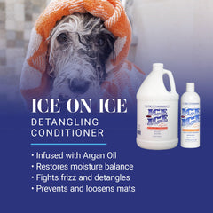Ice on Ice conditioner on coat glow, smooth fur and shine