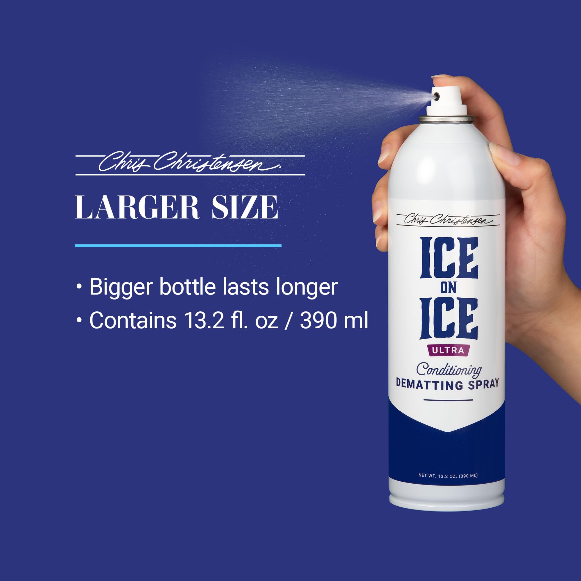 Chris Christensen Ice on Ice Ultra ideal for show prep and grooming routines.