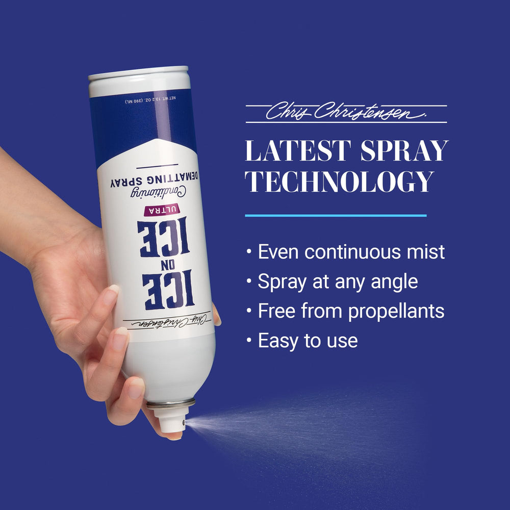 Chris Christensen Ice on Ice Ultra works for all coat types and breeds.