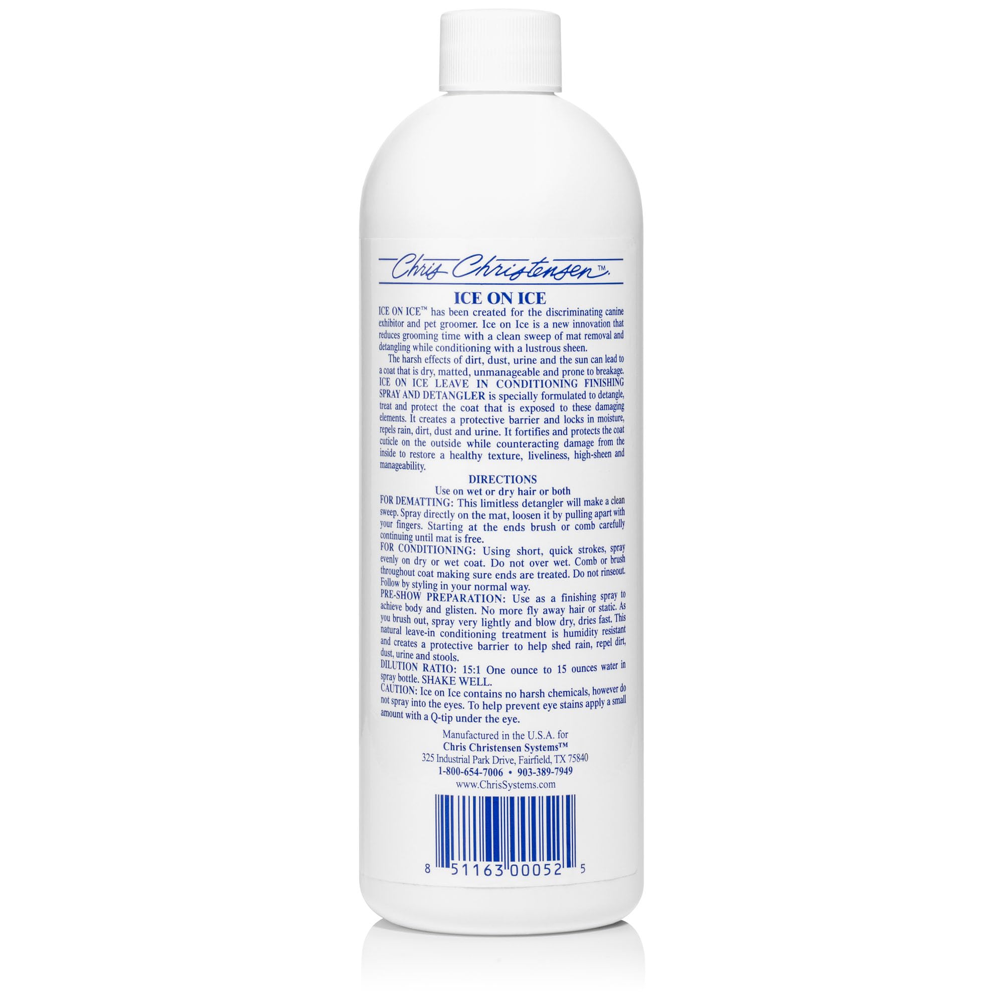 Made in the USA, Chris Christensen Ice on Ice product