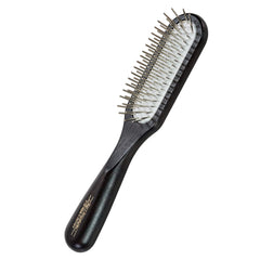 Chris Christensen Ice Slip Brush head glides smoothly for gentle detangling.