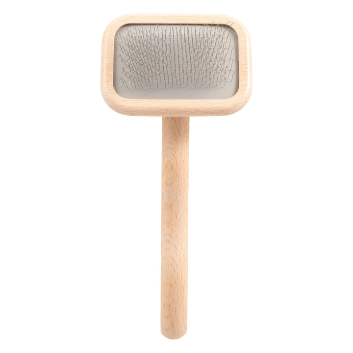 Chris Christensen Mark I Slicker Brush body with a compact, lightweight design for quick grooming.