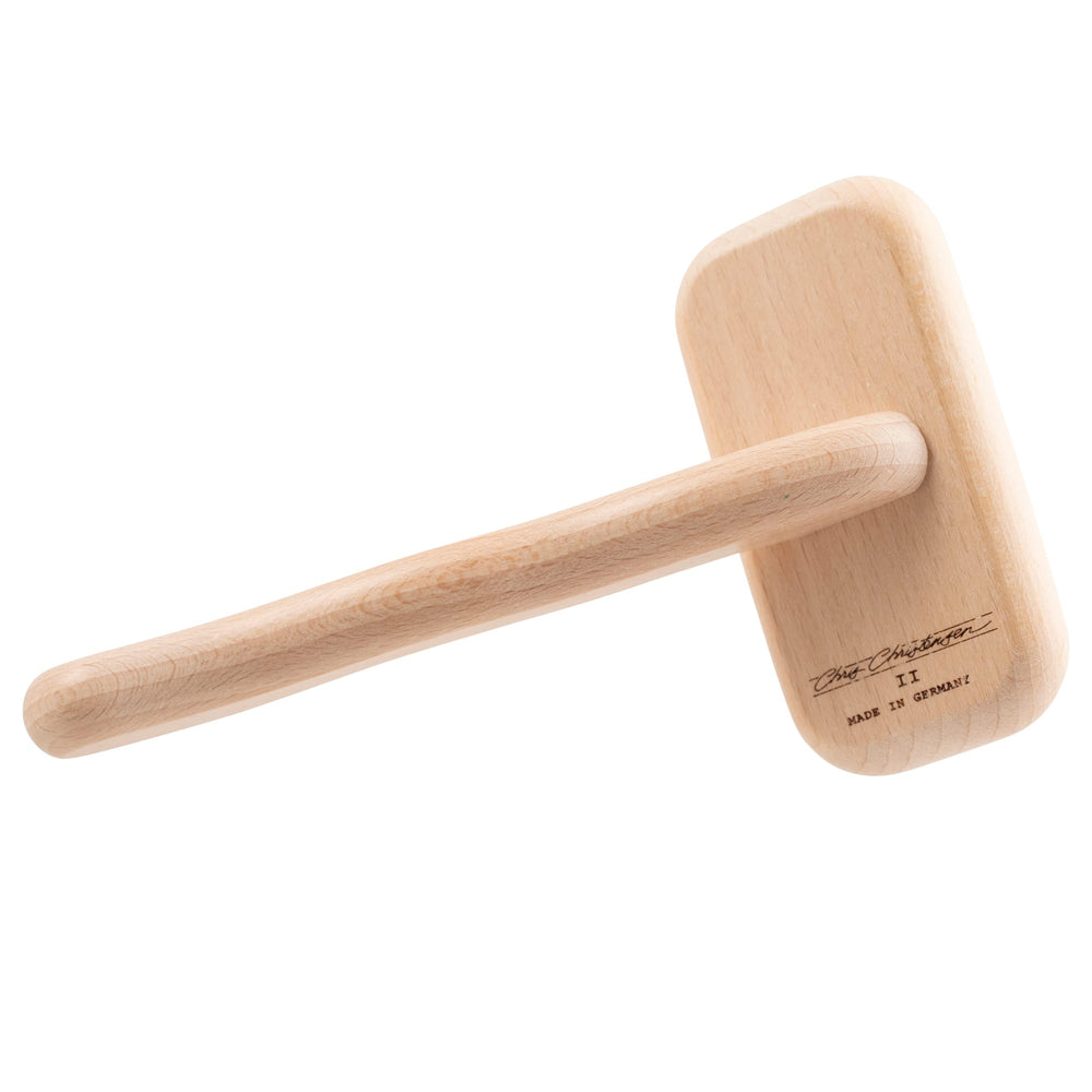 Chris Christensen Mark II Slicker Brush 12mm pins for gentle detangling on puppy coats.