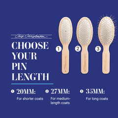 Mini Original Pin Brush for face and feet, pocket-sized and travel-ready.