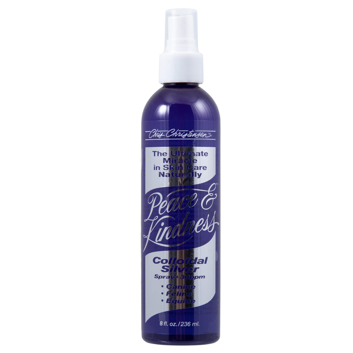 Chris Christensen Peace & Kindness spray bottle for easy topical care