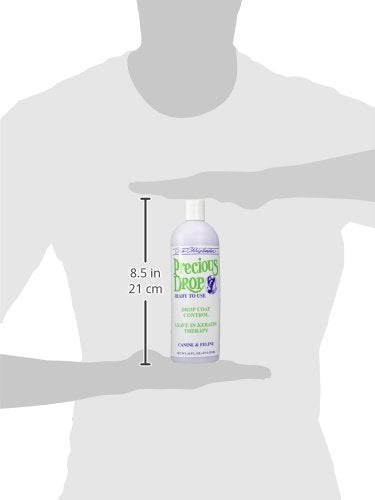 Keratin proteins symbol emphasizes strength and smooth, tangle-free coats.