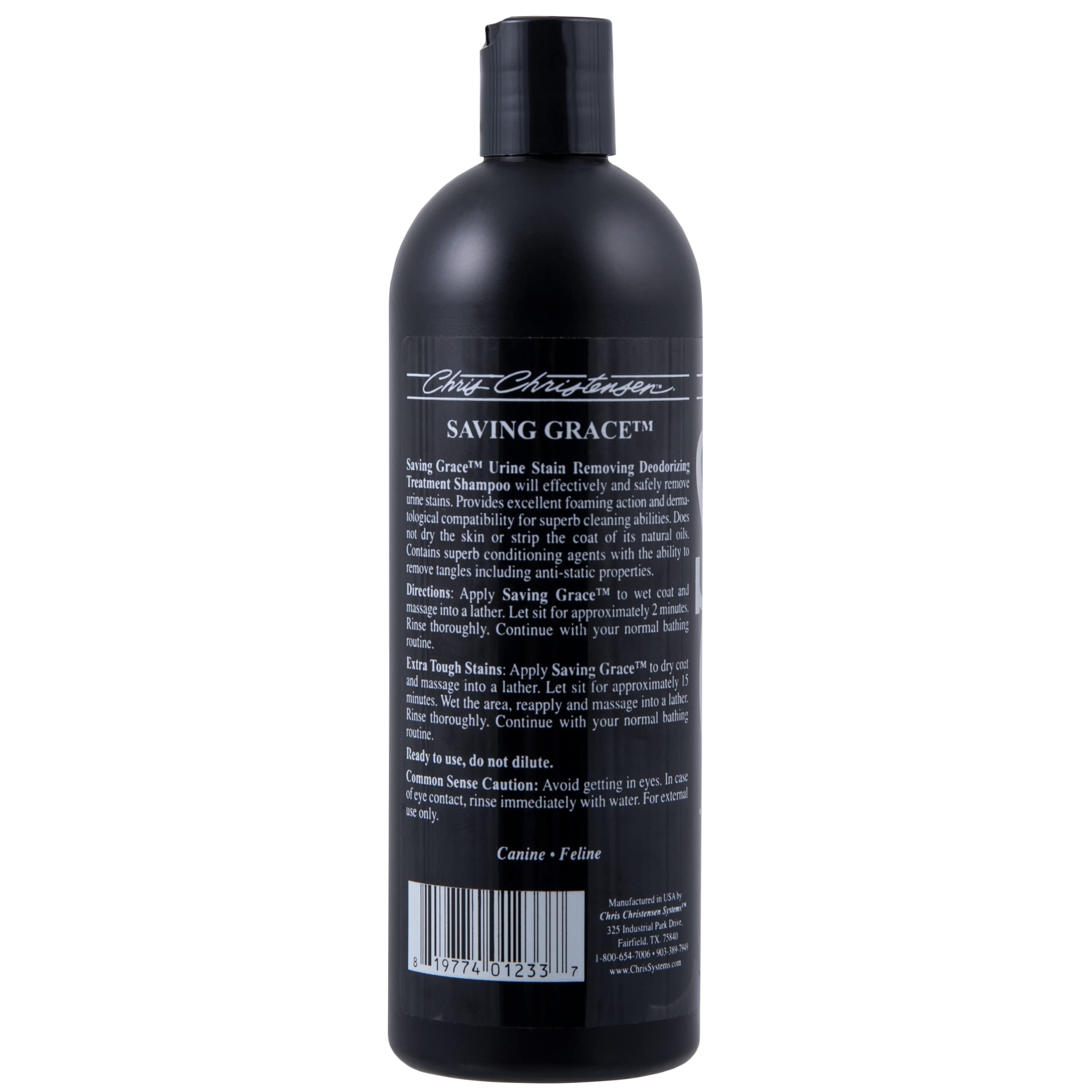 Saving Grace foam action showcases rich lather for thorough cleaning.