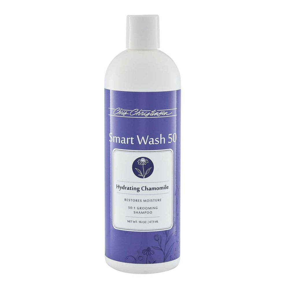 Chris Christensen SmartWash50 hydrating blend bottle for professional grooming and moisture