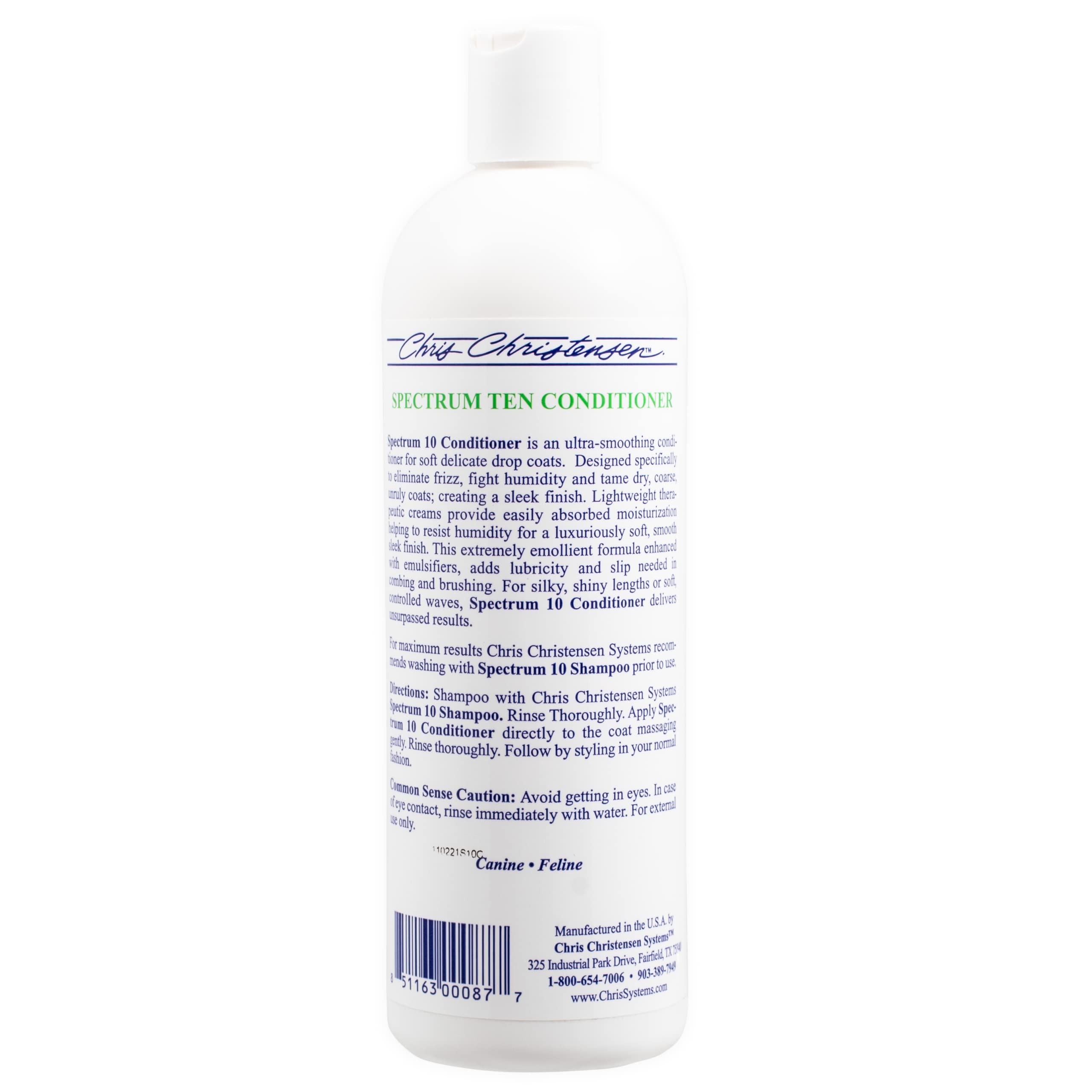 Spectrum Ten conditioner being diluted with water for grooming sessions