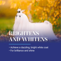 White on White coat-brightening formula enhances color