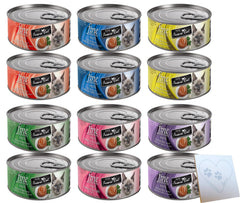 CHRONOS Fine Dining Pate Sardine with Chicken texture shown for picky cats