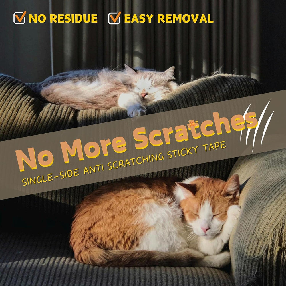 CHUANGSEED protector on couch helps deter cat scratching