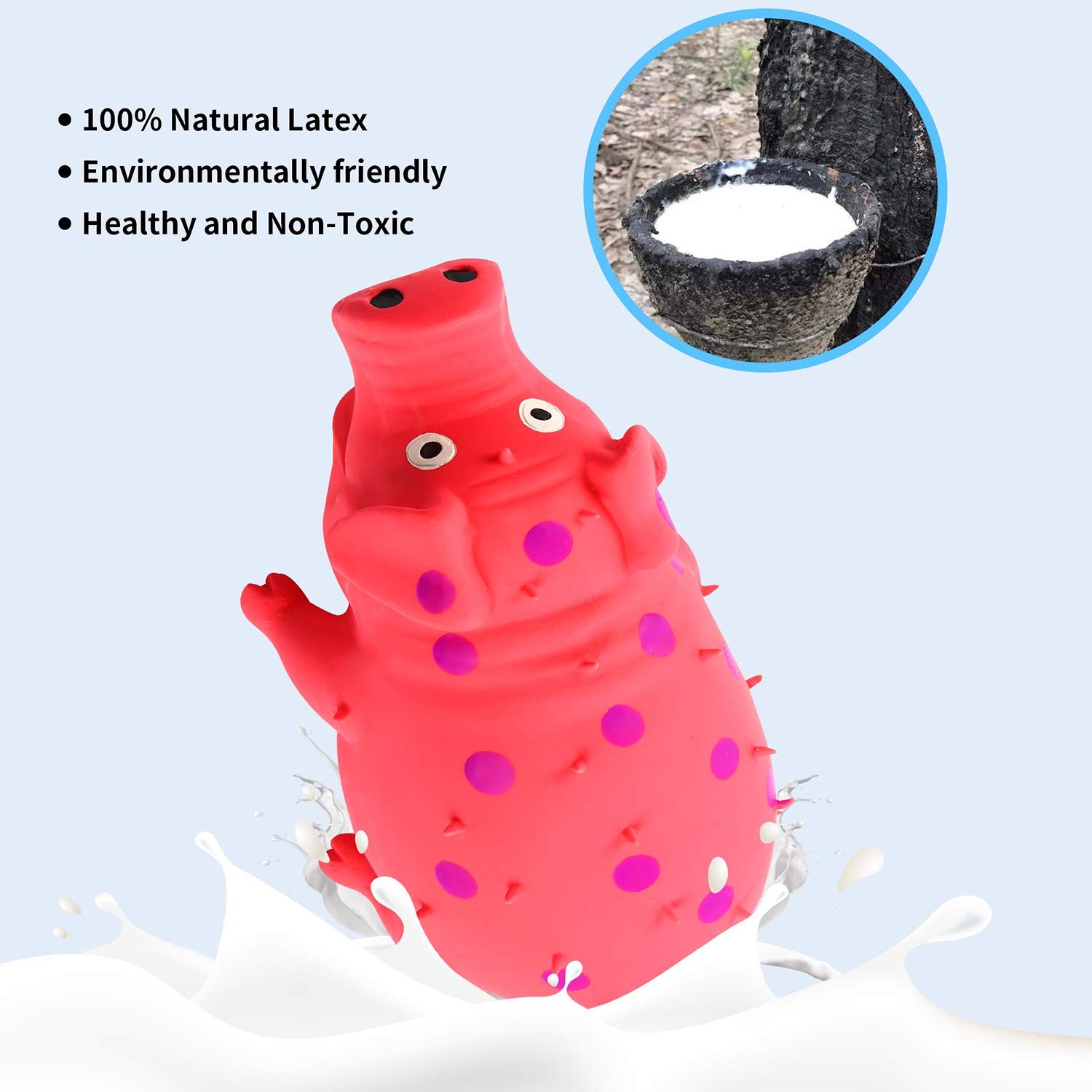 ChubbyPiggies suitable for all dog sizes, great for gentle chewers.