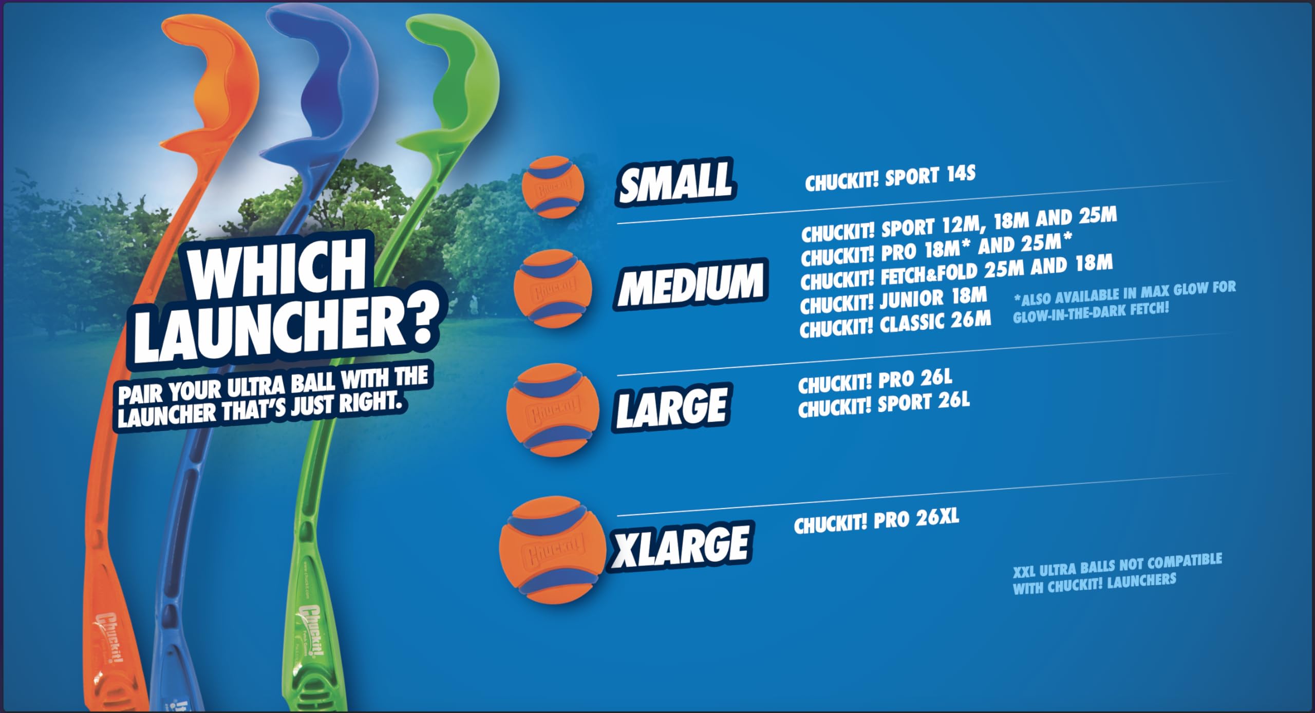 Includes large Chuckit! ball for immediate fetch action.