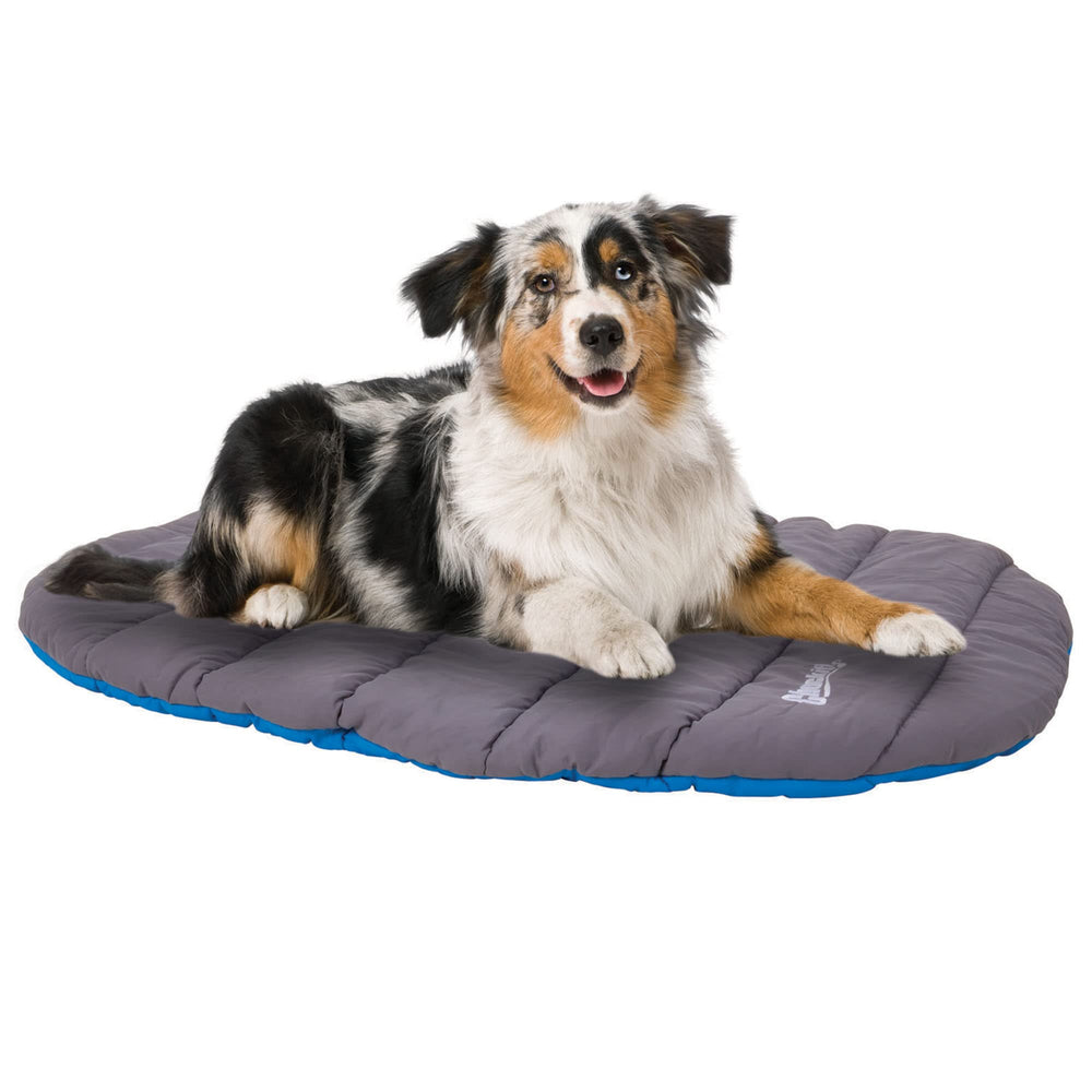 Built-in air-drying loop on the Chuckit! bed for quick outdoor drying.