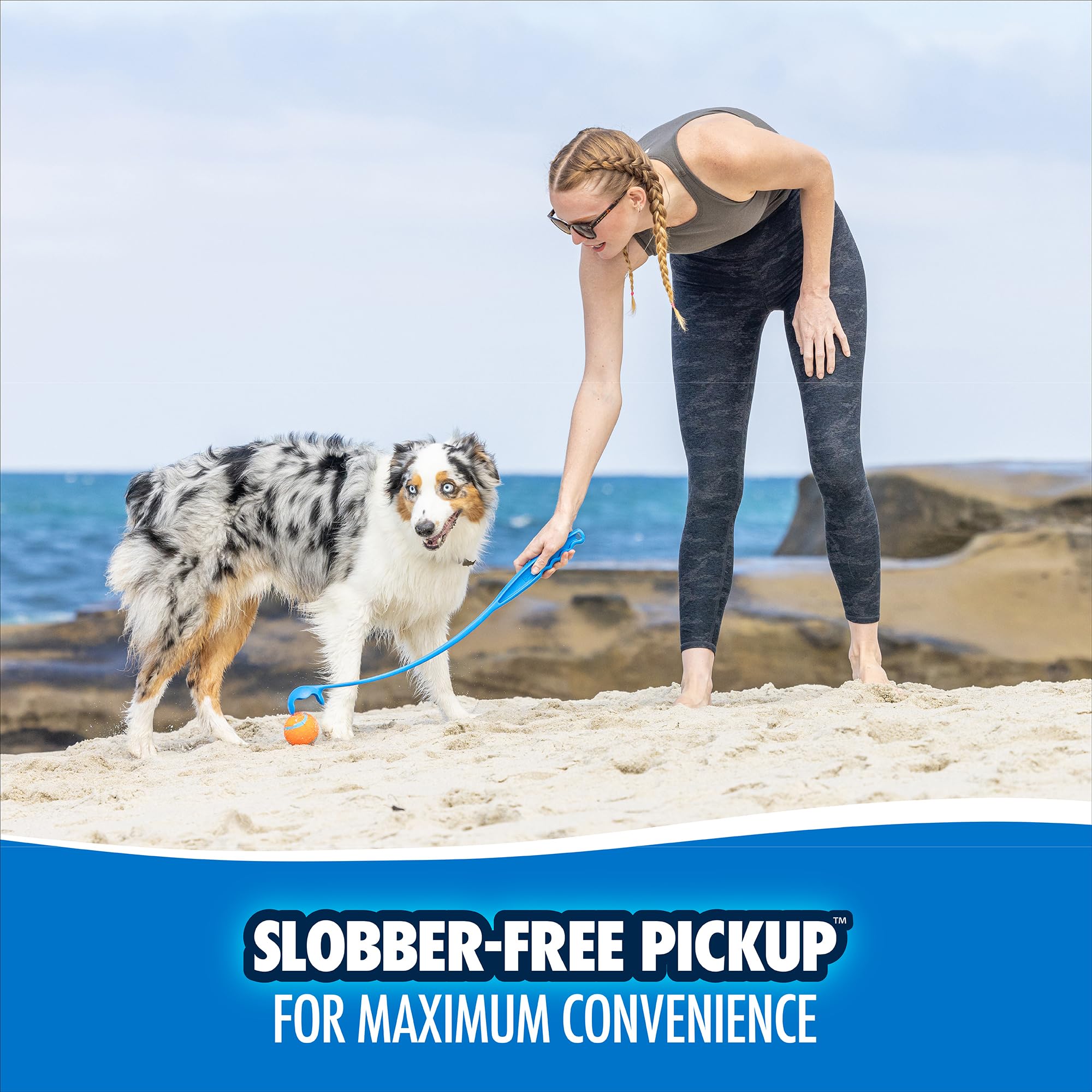 Chuckit! dog-friendly fetch gear in action, promoting active play and bonding.