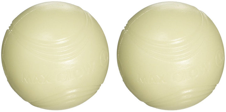 Chuckit! Max Glow Ball 2-pack glows at night for extended fetch sessions.