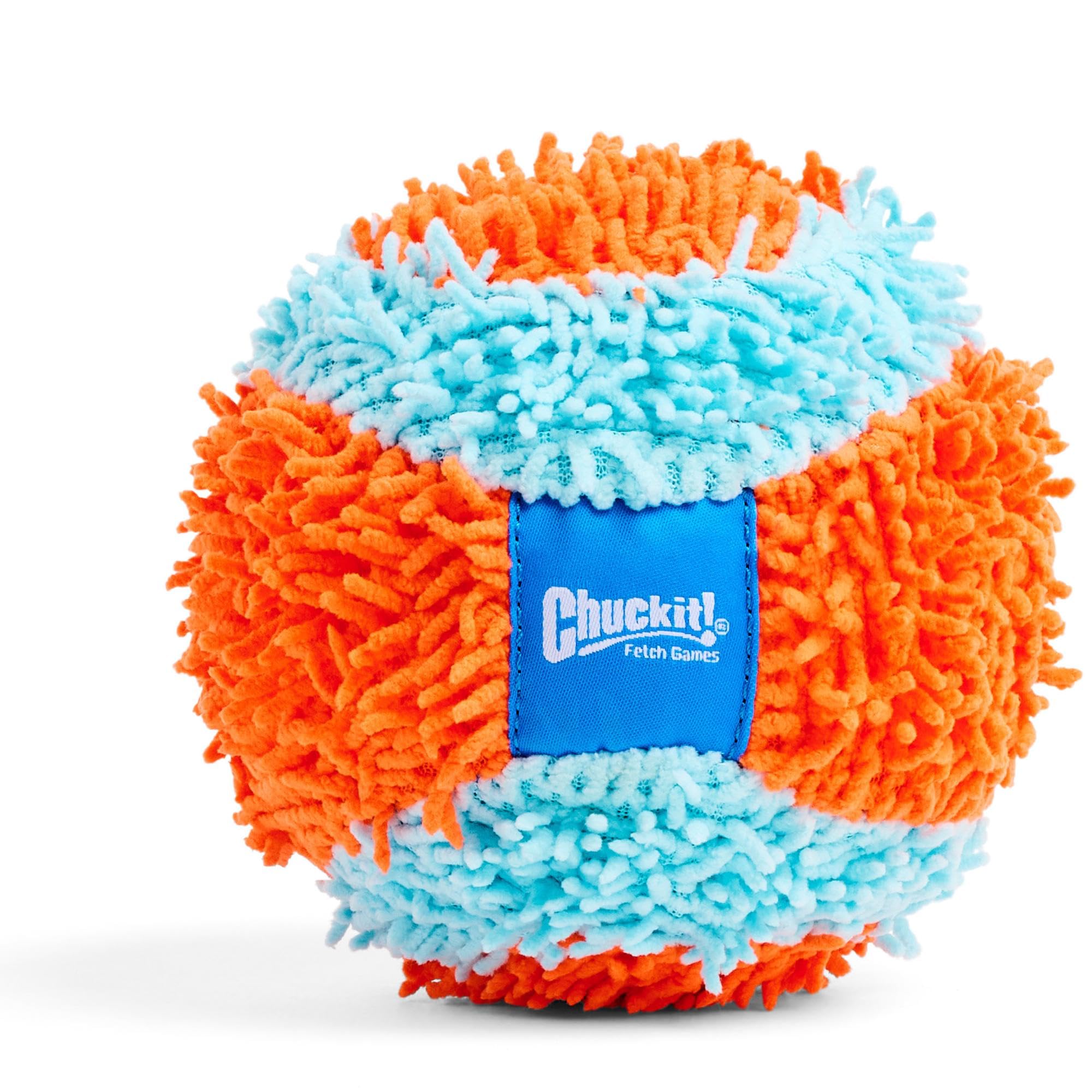 Durable multilayer Chuckit construction designed for daily indoor use.