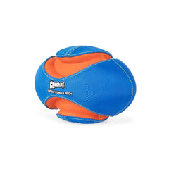 Chuckit! Giggle Fumble canvas coating protects core for durability.