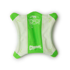 Chuckit! Glow Squirrel features floating rubber feet for water play