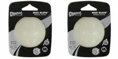 Chuckit Max Glow Ball medium, glow toy for nighttime fetch sessions.