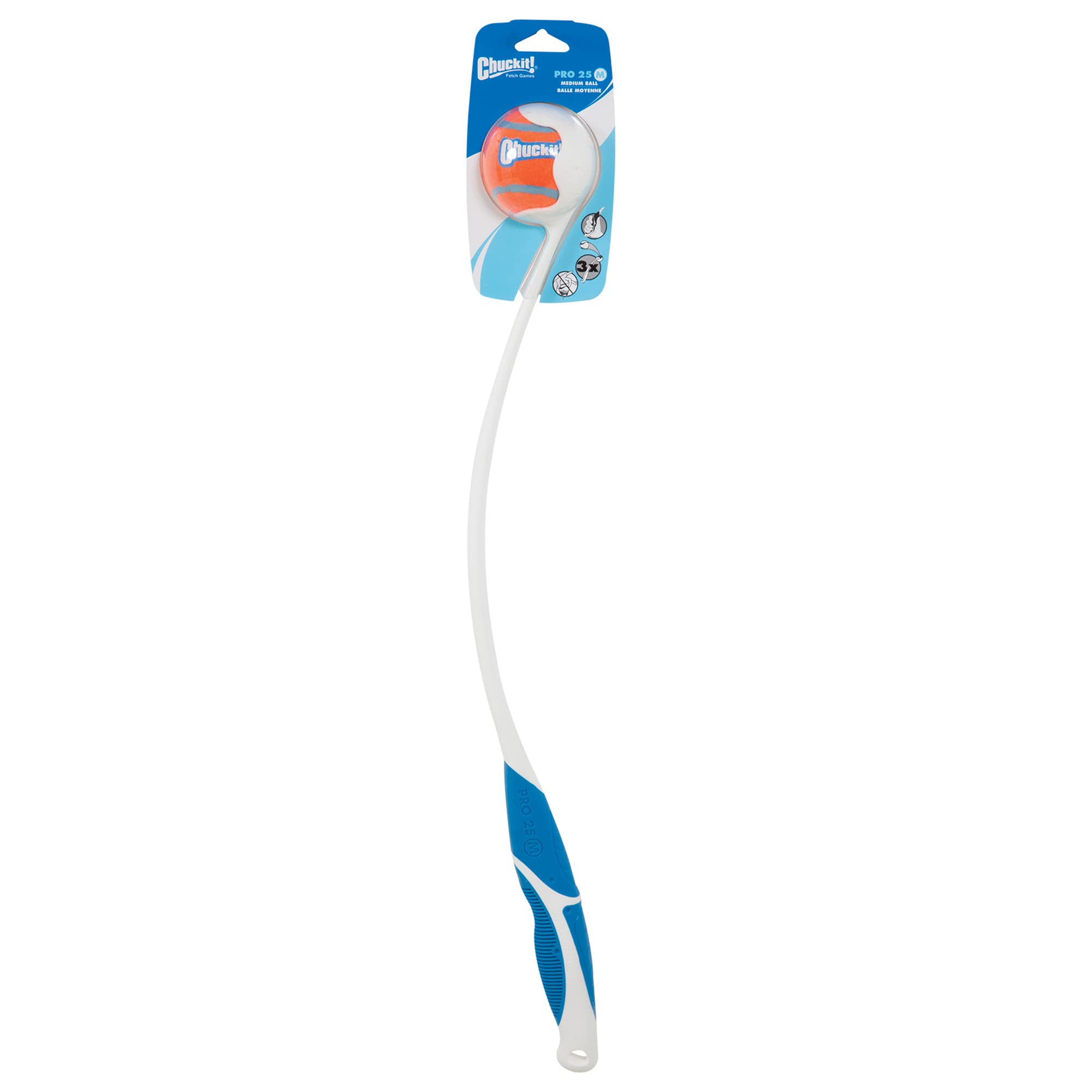 Chuckit! Pro 26L launcher extends reach for easier fetch.