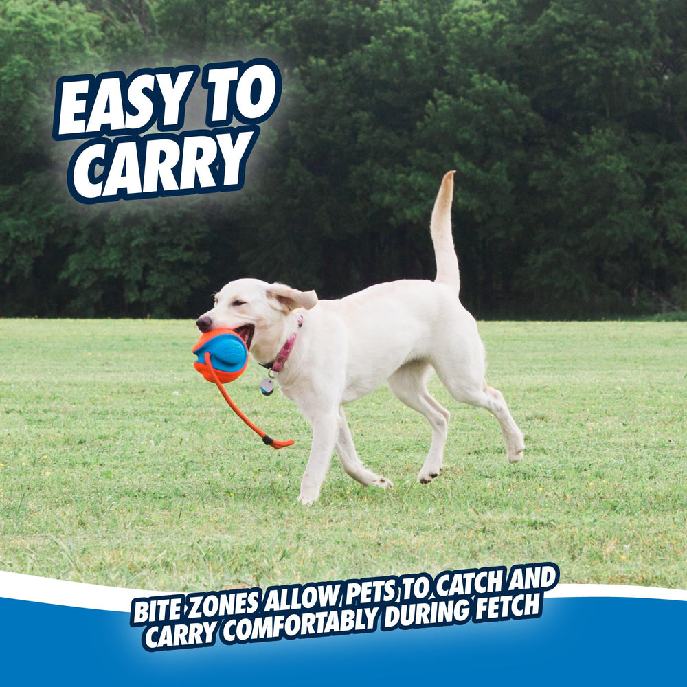 Chuckit! Rope Fetch soft-mouth design keeps play gentle on mouths.