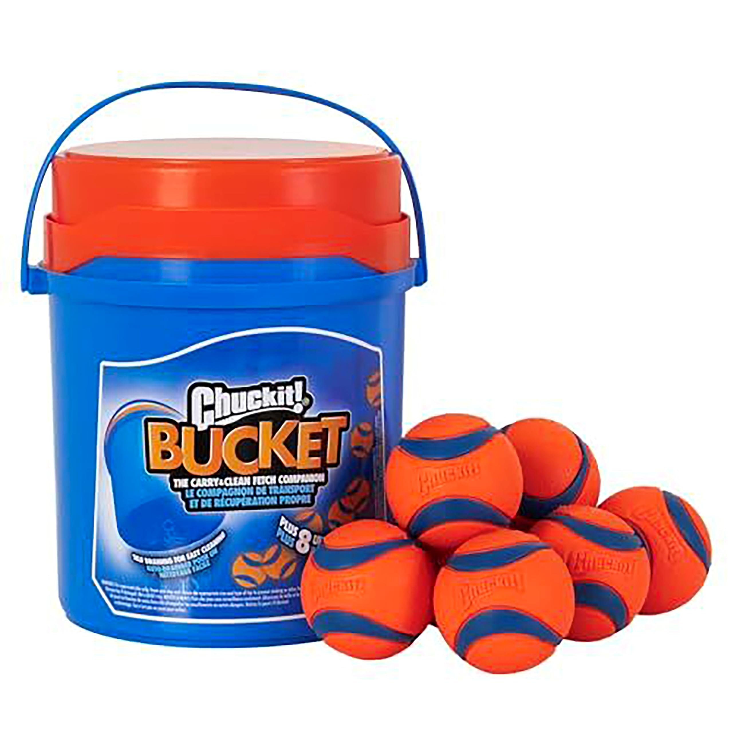 Chuckit Ultra Ball dog toy, 2.5 inch diameter, ideal for medium dogs and outdoor fetch.