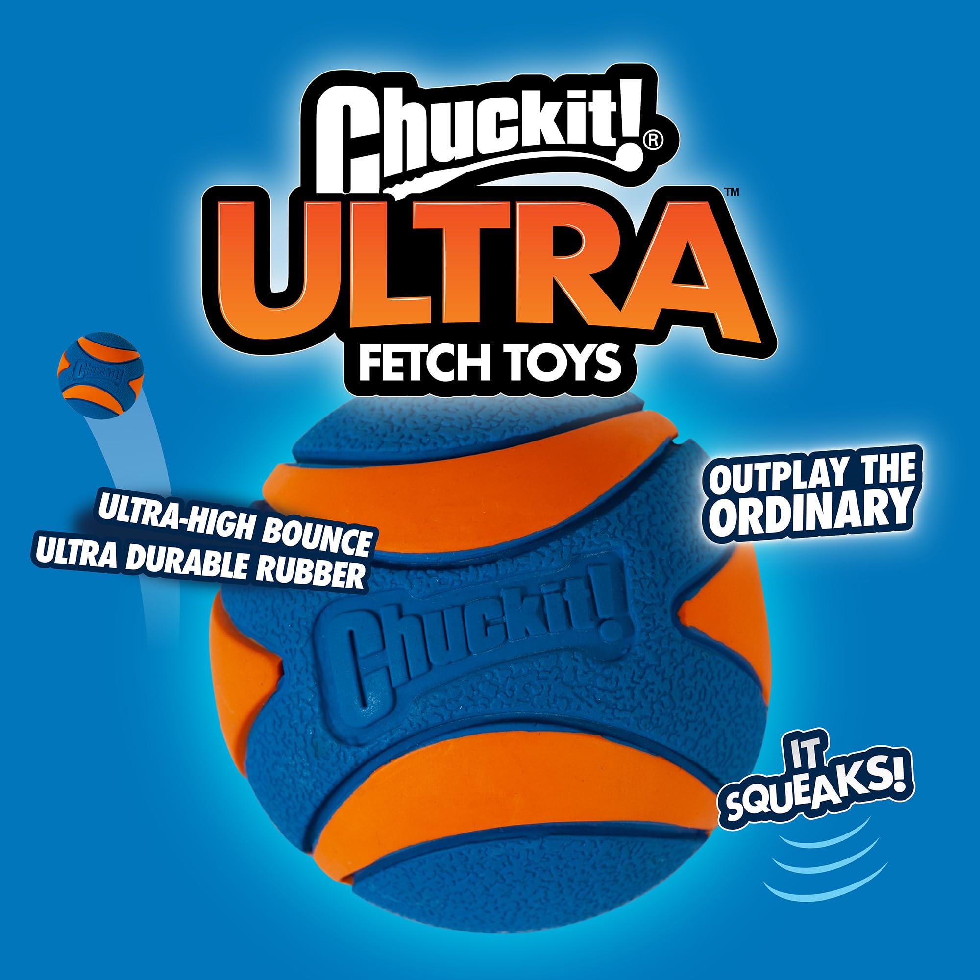 Chuckit! Ultra Ball fetch toy options to inspire daily play.