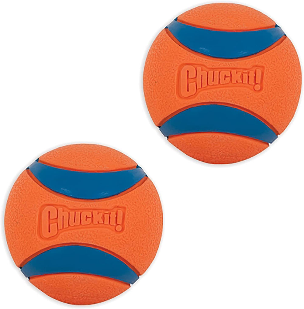 Chuckit Ultra Ball floats for water retrieves.