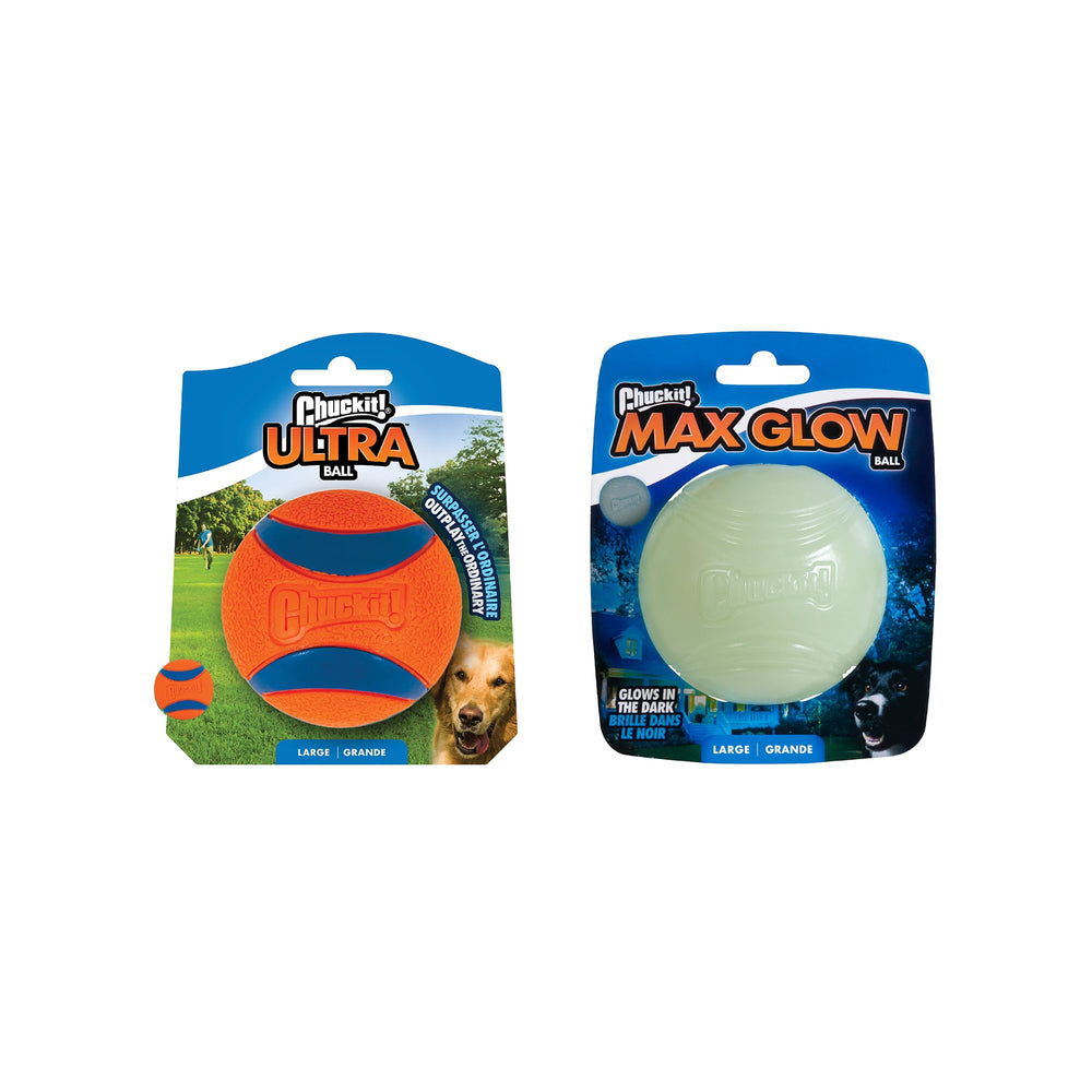 Chuckit Ultra Ball Large—high-bounce design for energetic outdoor play.
