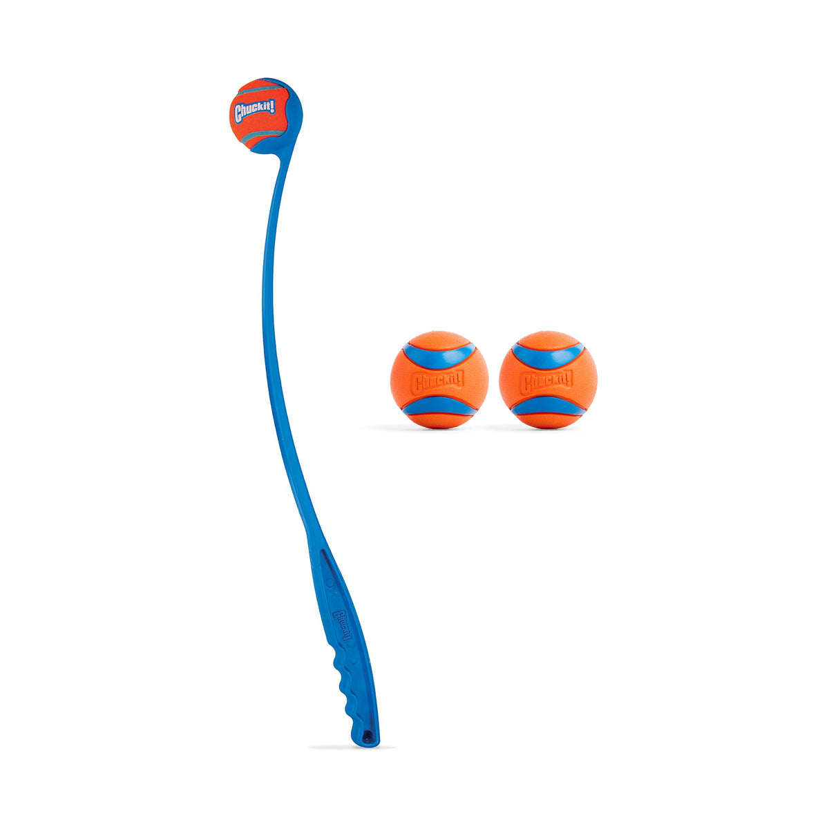 Chuckit! Ultra ball launcher bundle, 26m length, ideal for extended fetch sessions.