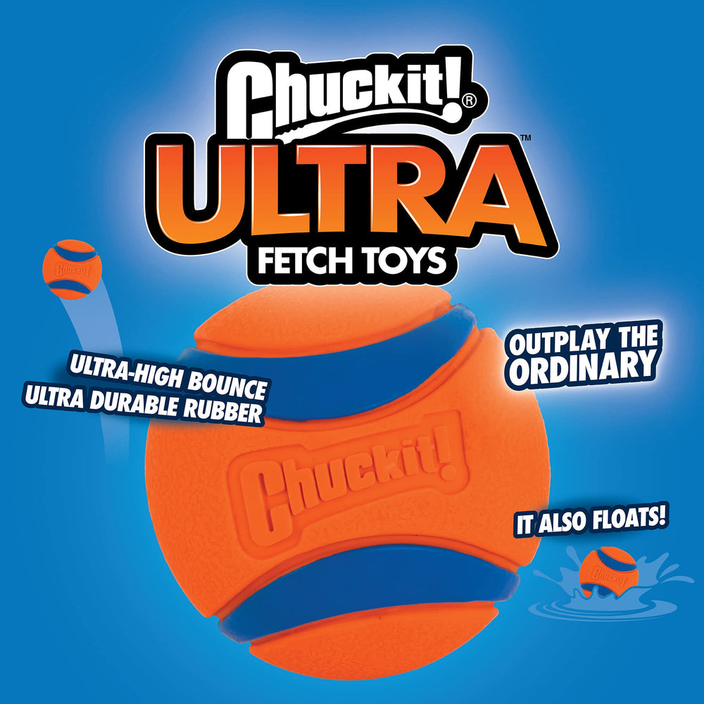 Ultra Ball soaring through the air in vibrant orange-blue