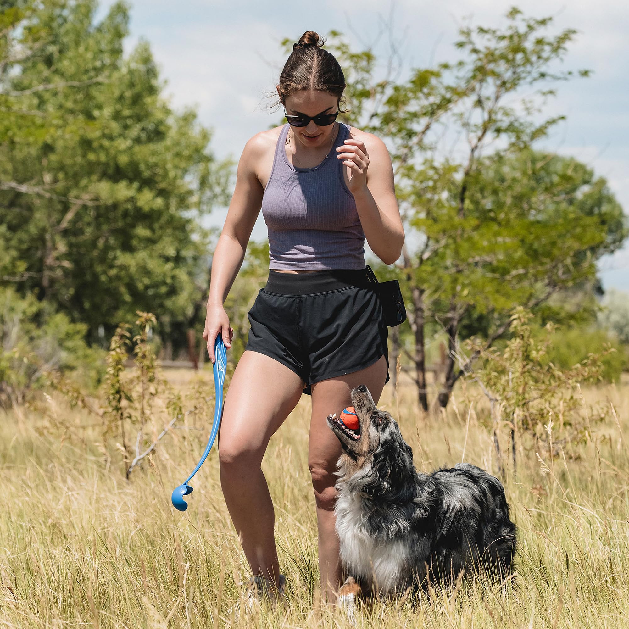 Durable, textured Ultra Ball soft on your dog's mouth.