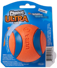 Chuckit! Ultra Balls Large 3-Pack close-up shows textured surface for long-lasting use.