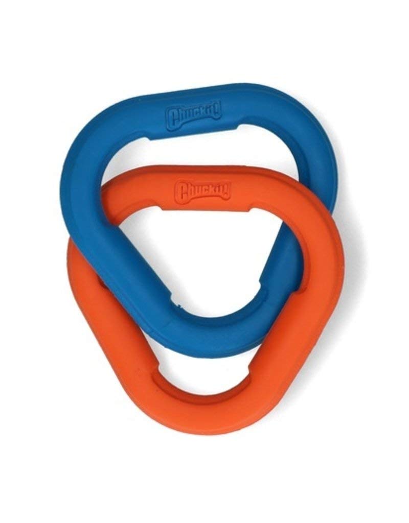ChuckIt! Ultra Links dog-playing-fetch image shows versatile toy for indoor and outdoor fun