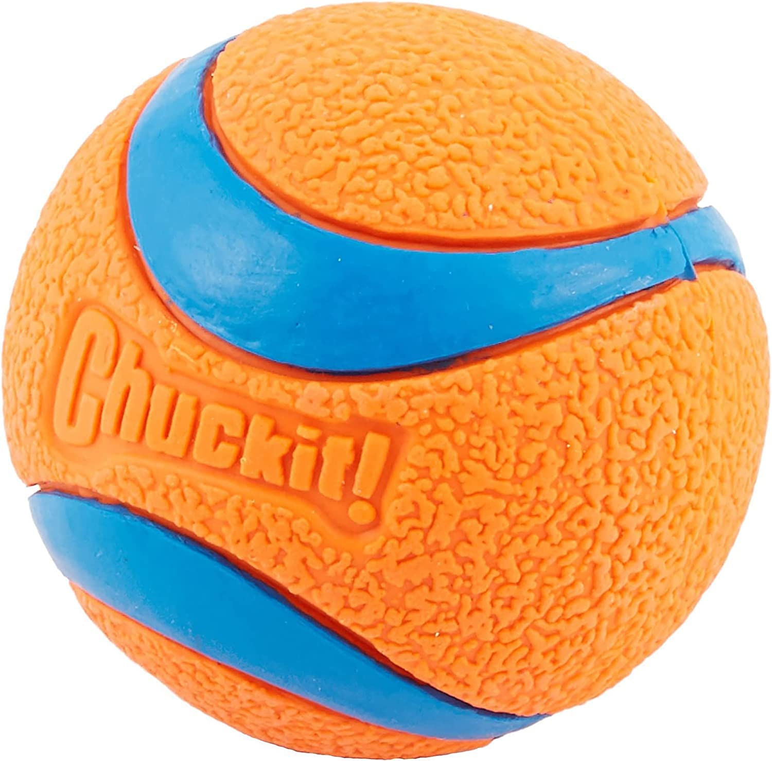 Chuckit! XL dog toy in action with launcher, ideal for big breeds.
