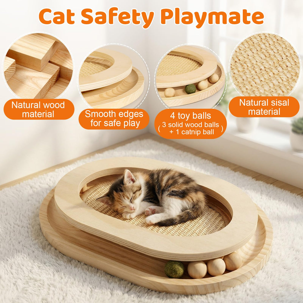 Chuiendi catnip ball invites hunting-inspired play and focus