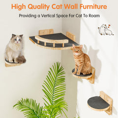 Chuiendi cat wall shelves pre-drilled holes enable quick installation