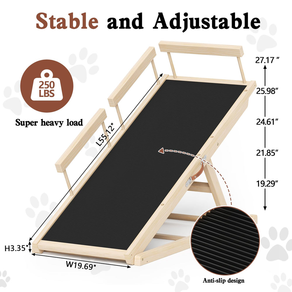 Chuiendi dog ramp close-up of anti-slip pad for grip