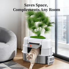 Chumajor 70L large-capacity hidden litter box suitable for multi-cat homes