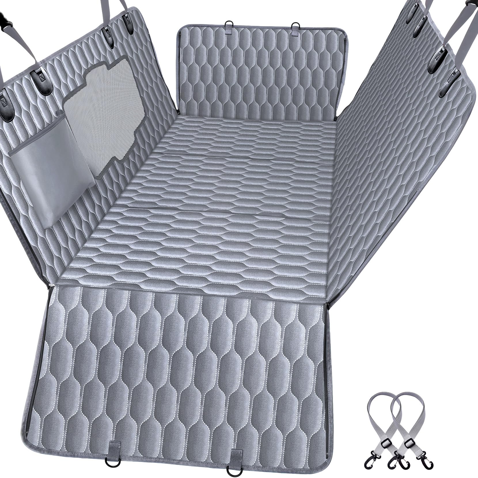 Chumajor back seat extender offering extra space for dogs during car rides