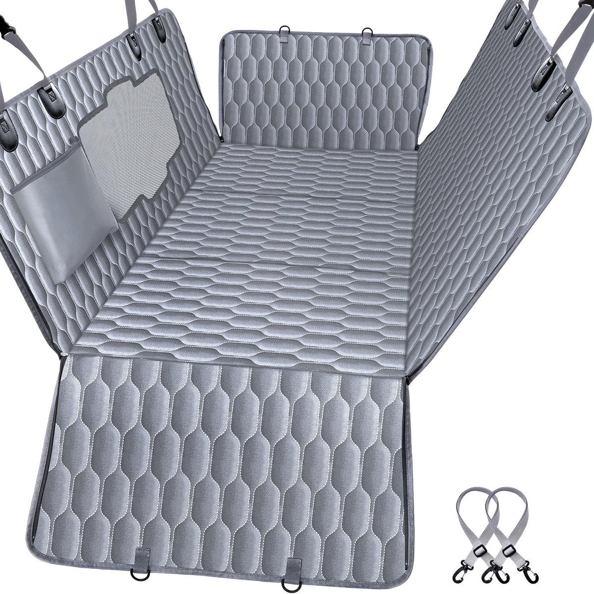 Chumajor back seat extender offering extra space for dogs during car rides