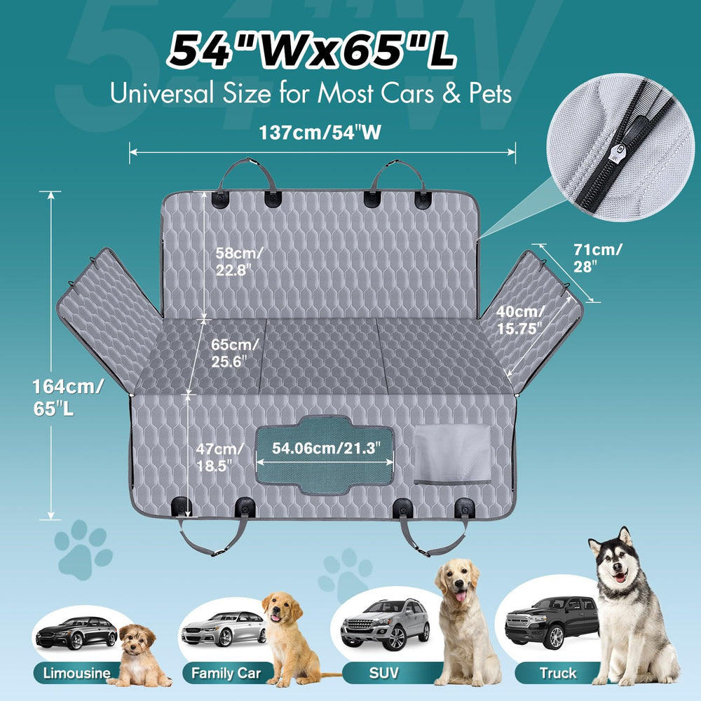 Chumajor breathable mesh window reducing dog anxiety and improving airflow