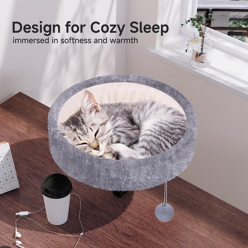 Chumajor cat desk bed placed at your desk for a nearby, organized workspace.