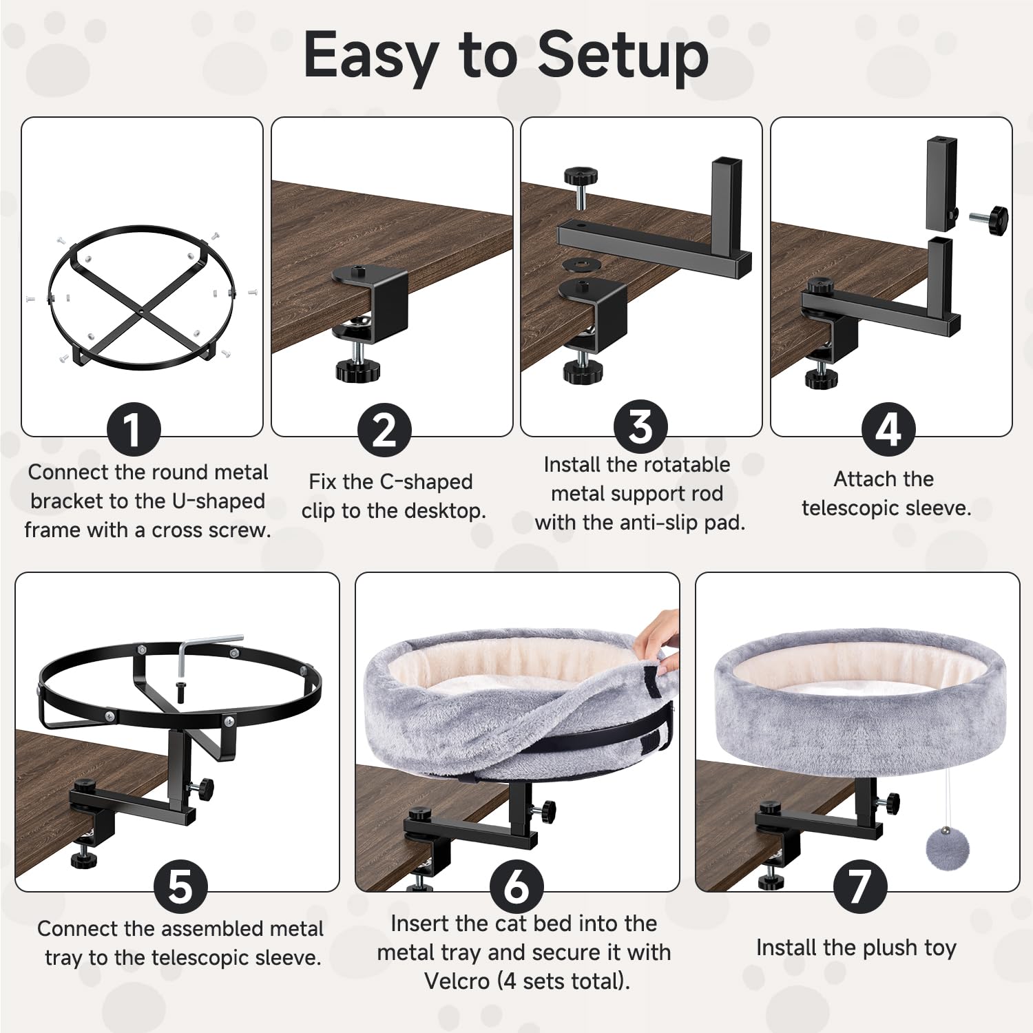 Chumajor cat desk bed provides winter warmth and companionship during long tasks.