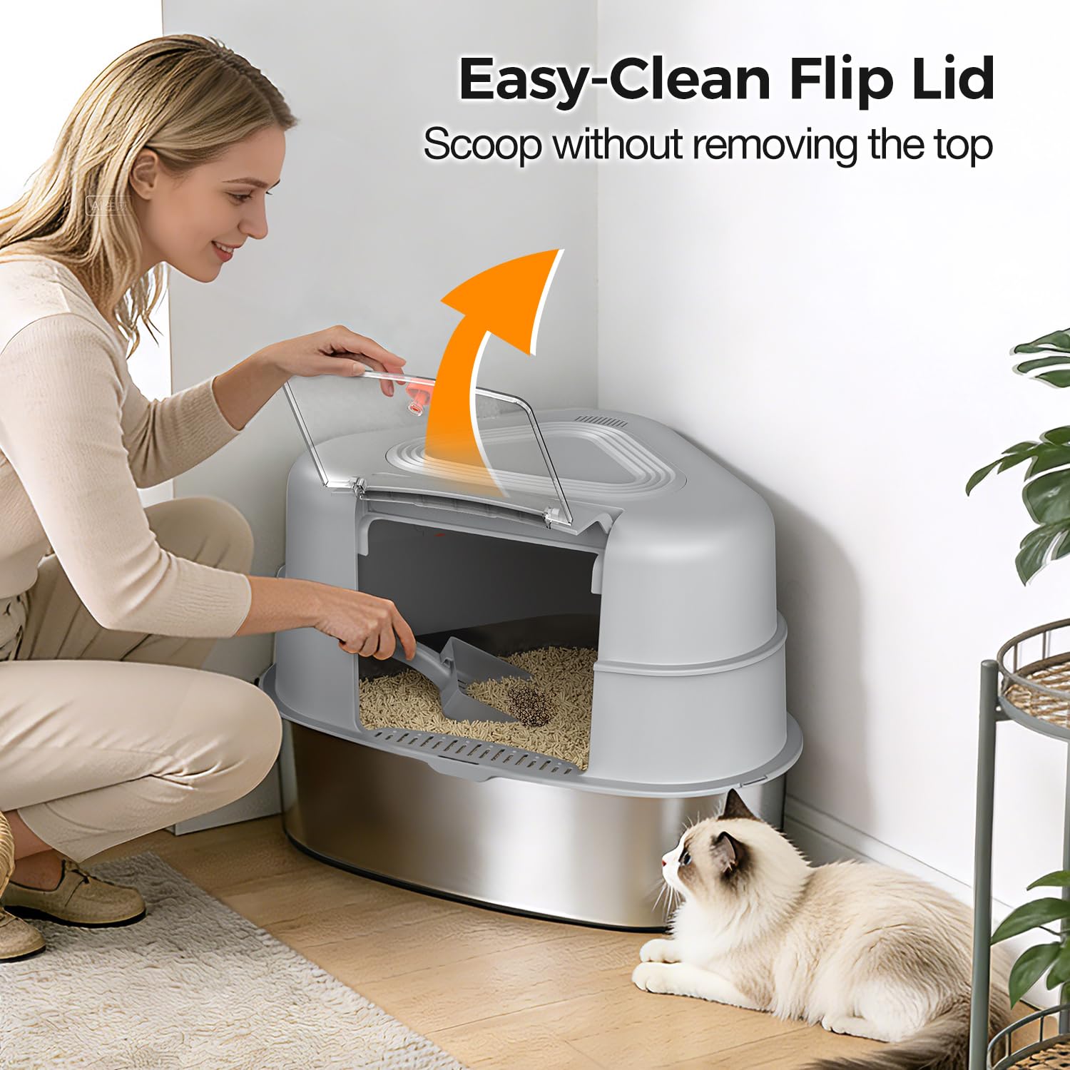 Chumajor deodorizer compartment helps maintain freshness between cleanings.
