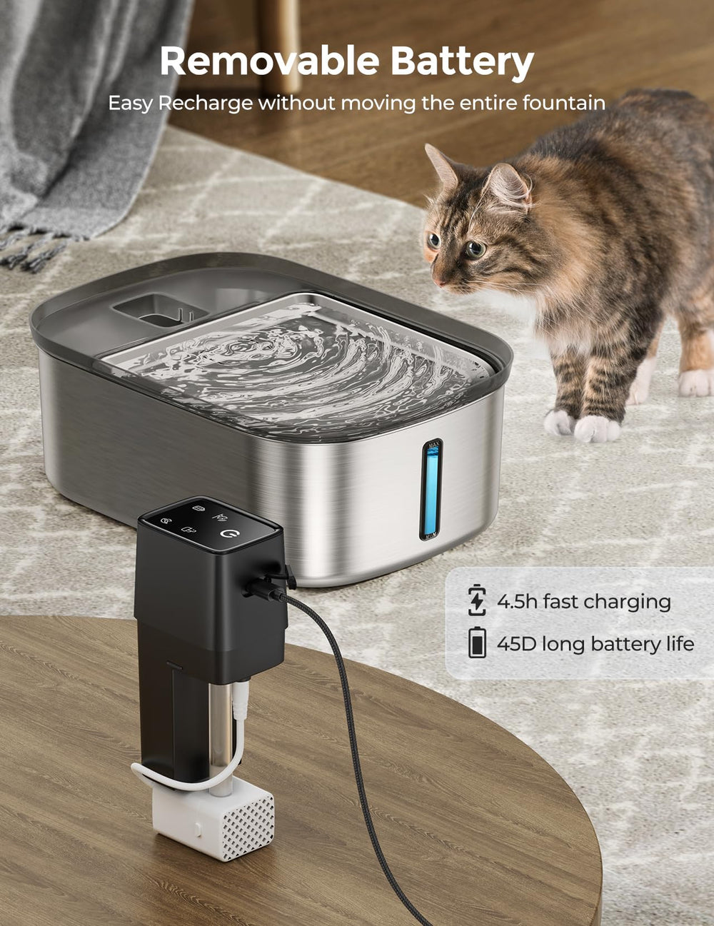 Chumajor hybrid power option with battery backup for power outages.
