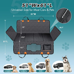 Chumajor non-slip EVA backing prevents shifting for stable car rides.