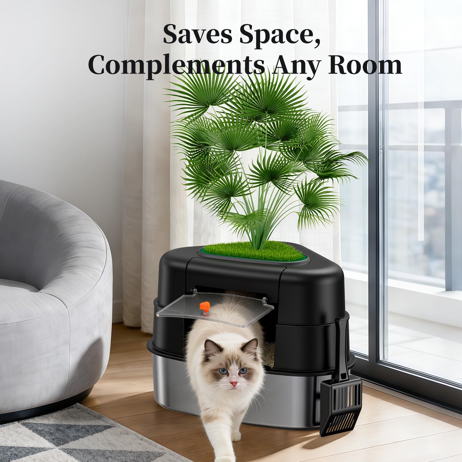 Chumajor stainless-steel core interior facilitates quick cleaning and long-lasting durability.